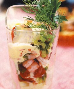 Салат коктейль с креветками