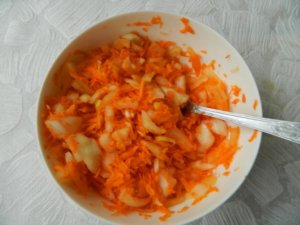 Лук с морковью для приготовления блюда